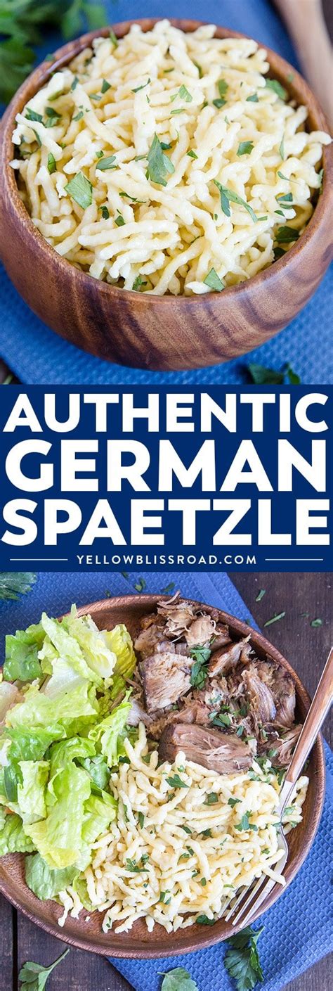 Authentic Homemade German Spaetzle | Yellow Bliss Road