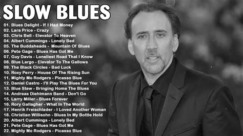 Best Blues Music Playlist | Best of Slow Elegant Blues Rock | Chicago Blue-Ballads - YouTube