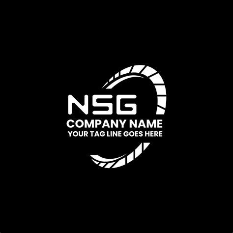 NSG letter logo vector design, NSG simple and modern logo. NSG luxurious alphabet design ...