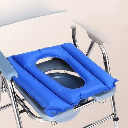 Hemorrhoid Seat Pillow,Inflatable Toilet Seat Cushion Prevent Bedsore Leakproof Foldable Stool ...