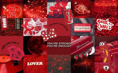 Red Aesthetic Laptop Wallpapers - Wallpaper Cave