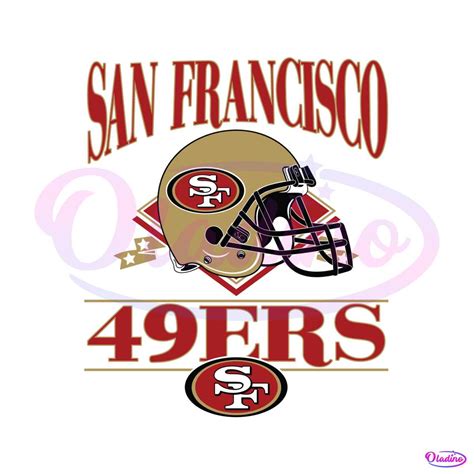 San Francisco 49ers 1946 Helmet Logo Svg Digital Download - Oladino