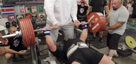 Watch Eric Spoto Bench 722 lb.. Breaking the World Record Raw Bench ...