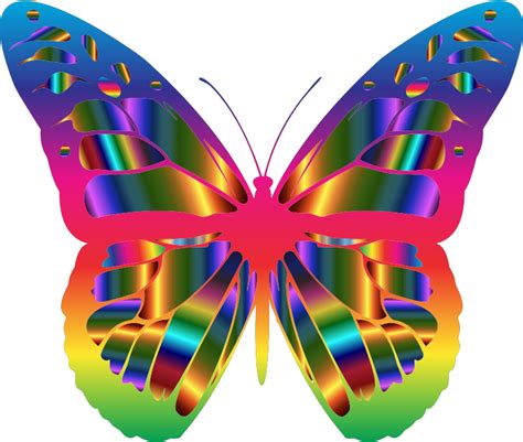 Iridescent Monarch Butterfly 19 - Openclipart