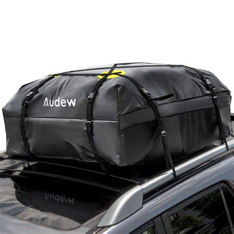 Roof Top Cargo Carrier, 15 Cubic Feet Car Top Carriers Waterproof ...