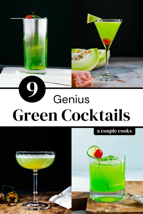 10 Genius Green Cocktails – A Couple Cooks