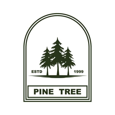 Pine tree Logo design inspiration 21883318 Vector Art at Vecteezy