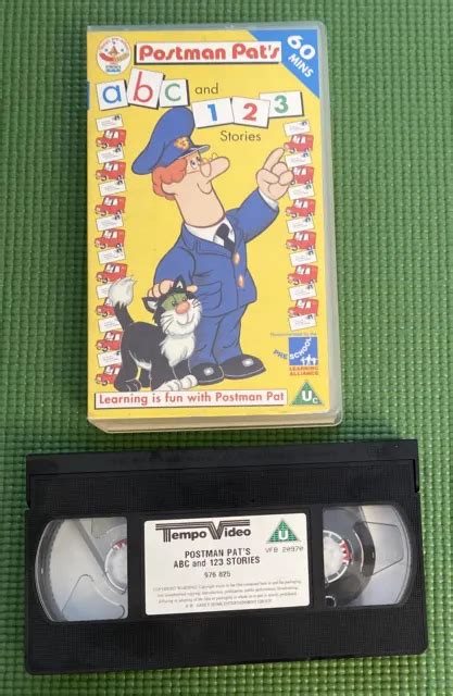 POSTMAN PAT’S ABC & 123 Stories - VHS Video Tape - Learning Tempo Pre ...