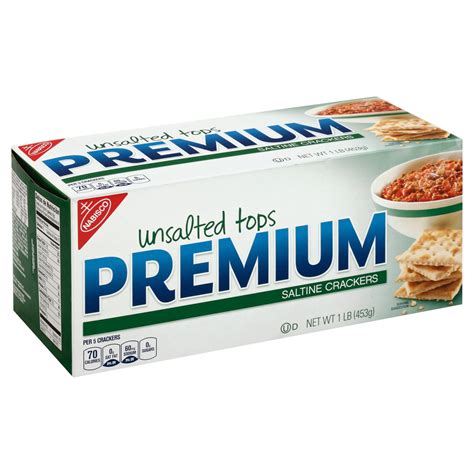 Nabisco Premium Unsalted Tops Saltine Crackers - Shop Crackers ...