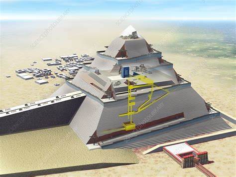 Construction of the Pyramids - Stock Image - C008/7466 - Science Photo Library