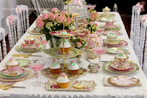 tea table | English tea party, Tea party table, Vintage high tea