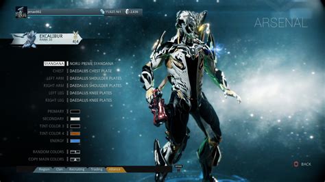 Tried To Copy But Apparently Failed (Excalibur Prime-Esque Style On Ps4) - Fan Zone - Warframe ...