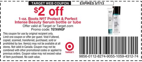 No. 7 Coupon from Target | Clothes/Hair/Make-Up | Pinterest | Coupon ...
