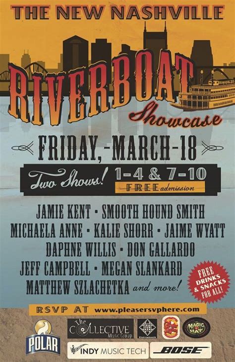 The New Nashville Riverboat SXSW 2016 Showcase Announced - mxdwn Music