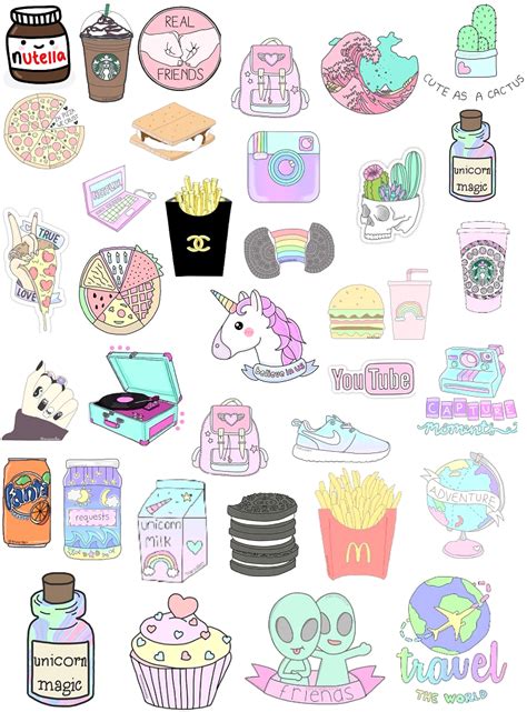 Si te gustan los stickers tumblr ,esta imagen es muy buena para ti :) | Tumblr stickers ...