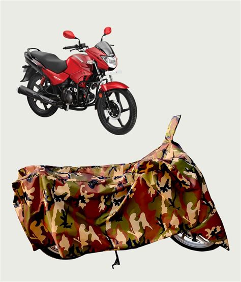 Hero Glamour Bike Cover - Jungle Print Bike Body Cover - Nellai Tarpaulin