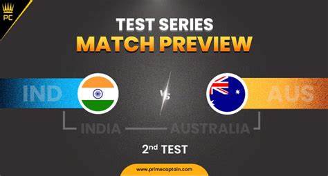 IND vs AUS 2nd TEST Match Preview & Teams Squad