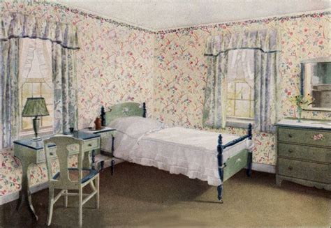 1925 Pastel Bedroom - 1920s Bedroom Design Inspiration | Bedroom vintage, Bedroom design ...