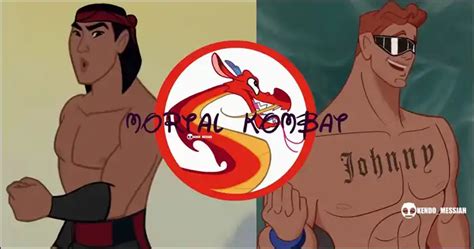 Artist draws Mortal Kombat characters into classic animated Disney movies