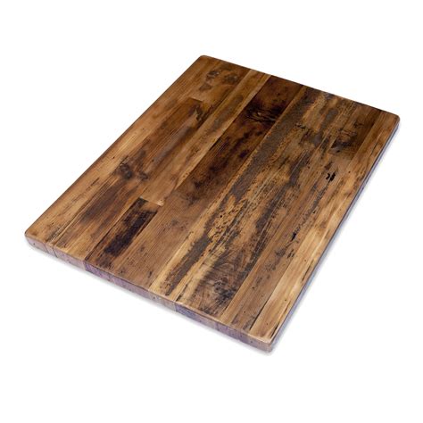 Reclaimed Wood Straight Plank Table Tops - Economy