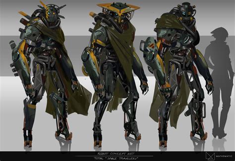 ArtStation - Robot Concept Art / Space Travellers