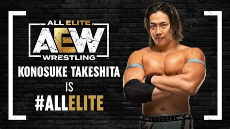 Konosuke Takeshita Signs With All Elite Wrestling