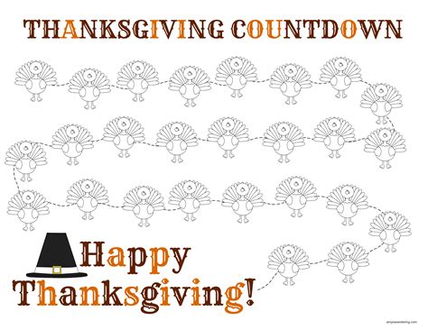 Thanksgiving Countdown - Are We There Yet?