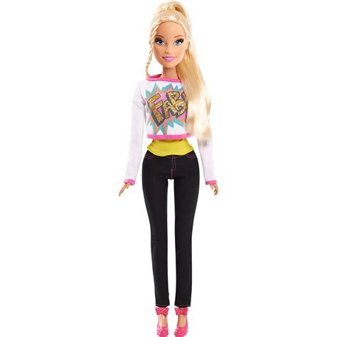 Barbie 28" Doll Fashion Tee with Denim - Walmart.com - Walmart.com