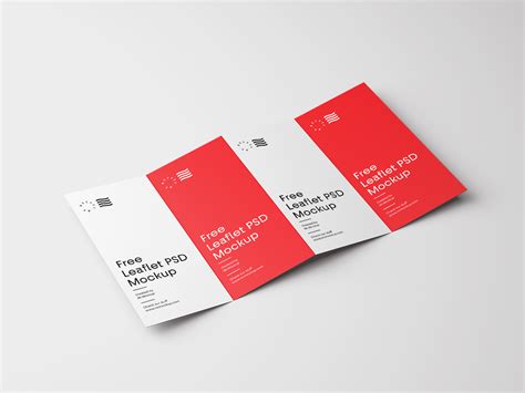 Four Fold Brochure Free Mockup — Free Mockup World