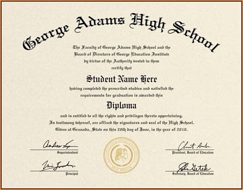 Texas Homeschool High School Diploma Template | Bruin Blog