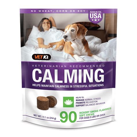 VetIQ Stress & Anxiety Calming Chews for Dogs, 90 Soft Chews - Walmart.com - Walmart.com