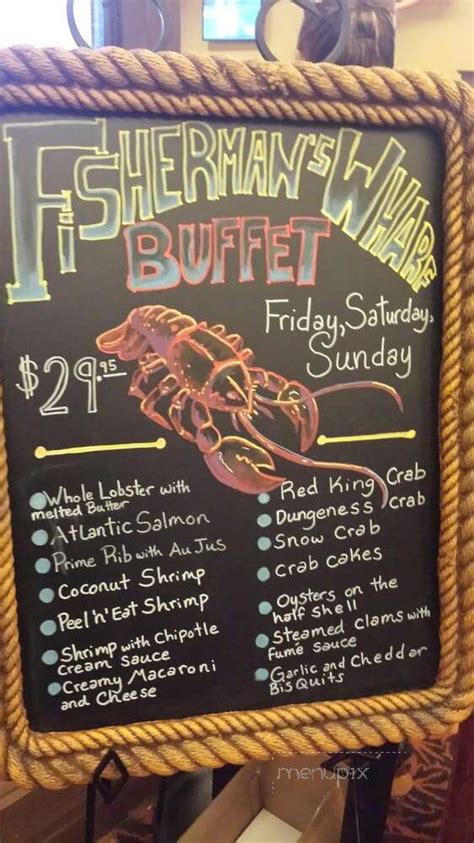 Online Menu of Jackson Rancheria Buffet, Jackson, CA