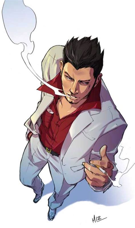 Kazuma Kiryu | Kiryu, Yakuza anime, Character art