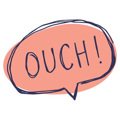 Ouch cartoon comic slang words #AD , #sponsored, #PAID, #cartoon, #words, #slang, #Ouch | Birth ...