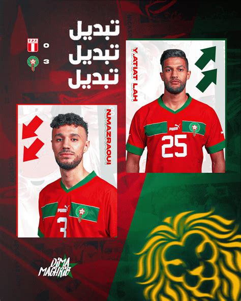 Morocco Football Social Rebrand | 2023 on Behance