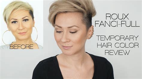 ROUX FANCI-FULL TEMPORARY HAIR COLOR RINSE REVIEW - YouTube