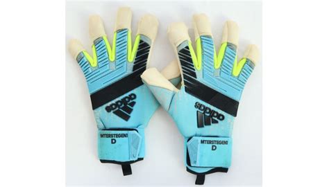 Ter Stegen's Barcelona Worn Adidas Gloves, 2019/20 - CharityStars