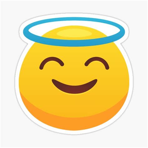 "blessed face emoji" Sticker for Sale by UNIQUEACE | Redbubble