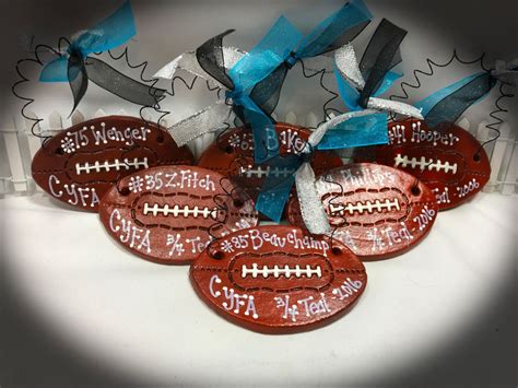 Football Christmas Ornament Youth Football Team Ornament | Etsy ...