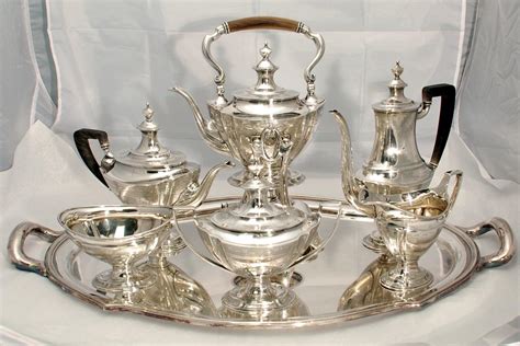 Tiffany & Co. 7 Pc. Sterling Silver Tea & Coffee Service With Matching ...