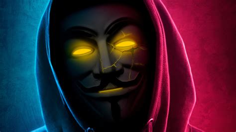 #4.3276, Anonymous, Mask, 4K Wallpaper PC Desktop