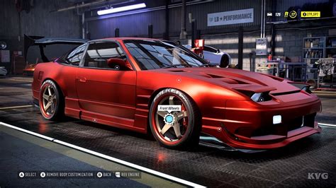 Need for Speed Heat - Nissan 180SX Type X 1996 - Customize | Tuning Car ...