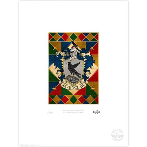 Ravenclaw House Crest Limited Edition Art Print – Curiosa - Purveyors of Extraordinary Things