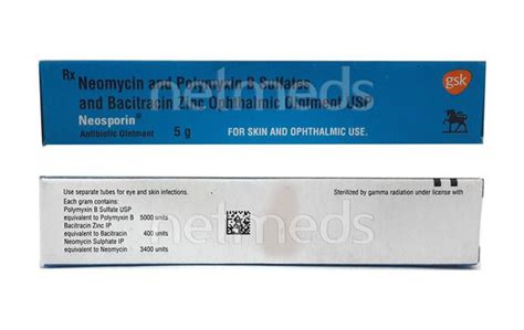 Buy Neosporin Eye Ointment 5gm Online at Upto 25% OFF | Netmeds