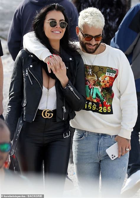 Maluma puts on romantic display with girlfriend Vivien Rubin in Athens after postponing Milan ...