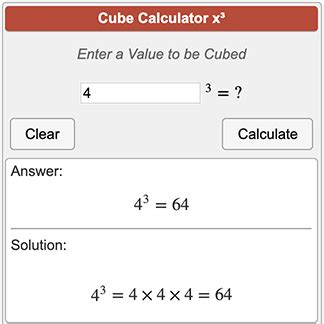 Cube Calculator x³ | x cubed