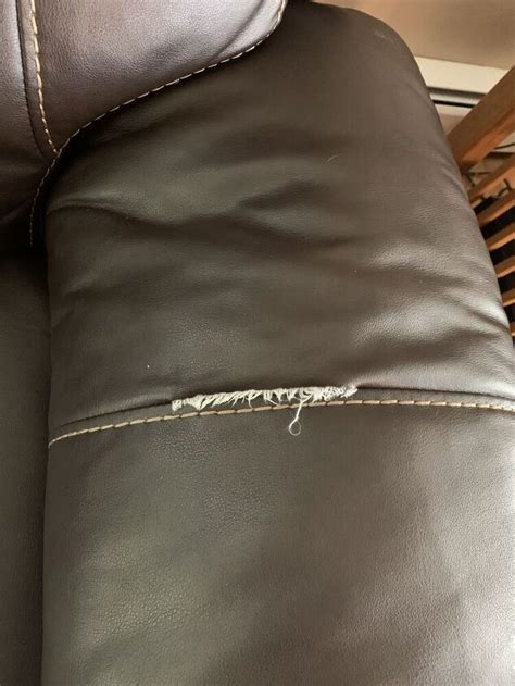 How To Fix Tear In Faux Leather Sofa | Baci Living Room