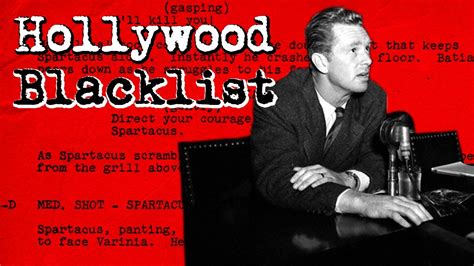 what does blacklisted mean in hollywood - Dorinda Brackett