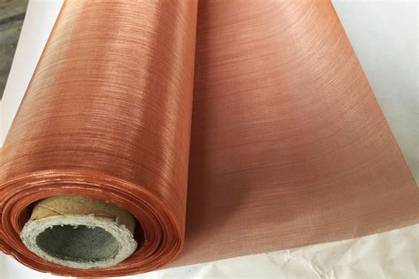 Ultra Fine Copper Mesh Screen Fabric