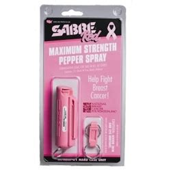 Sabre Red - Pink Pepper Spray Keychain SR-HC-NBCF-01